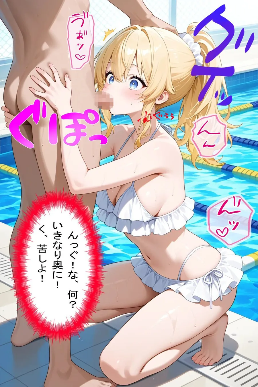 【無料エロ漫画・同人】青春メモリー  献身彼女  水着ver-4枚目