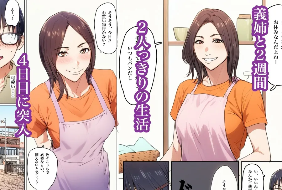 【無料エロ漫画・同人】兄貴の奥さんの静香さんに催●術かけてみたらあっさりかかったので、兄貴が不在中の2週間、静香さんの心も体も好き放題させてもらった話（Day4）-1枚目