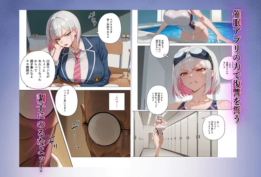 【無料エロ漫画・同人】脳筋生意気モラハラ生徒を催◯リベンジ！＃3  舐めたスポーツギャルにメスイキリベンジ-3枚目