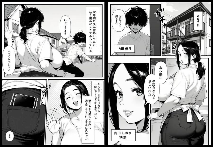 【無料エロ漫画・同人】息子をイジメる不良生徒に身も心も奪われた私〜後編〜-5枚目