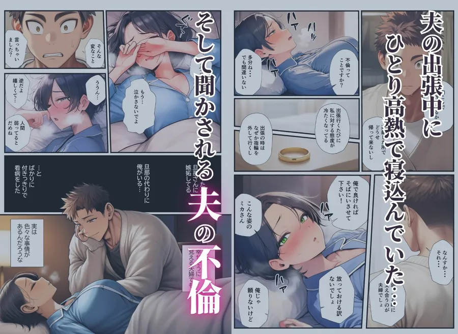 【無料エロ漫画・同人】バ先の美人客は隣部屋の人妻熟女〜夫の出張中に朝まで種付けセックスしちゃった話〜-7枚目