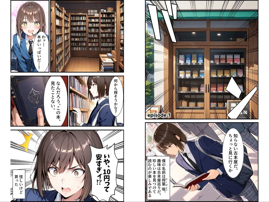 【無料エロ漫画・同人】サキュバスTS転生 〜学校の裏で精液を搾り尽くす僕〜-4枚目