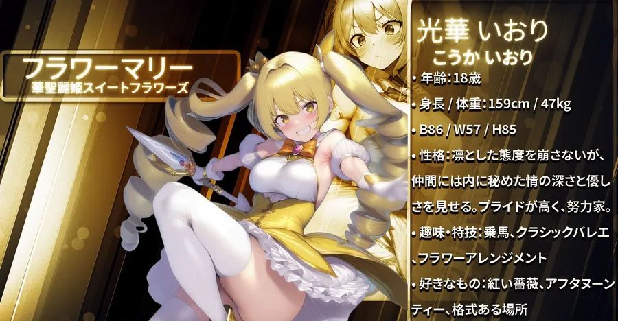 【無料エロ漫画・同人】華聖麗姫スイートフラワーズ 3 〜淫涜の二人・淫欲にまみれた堕ちゆく麗姫〜-1枚目