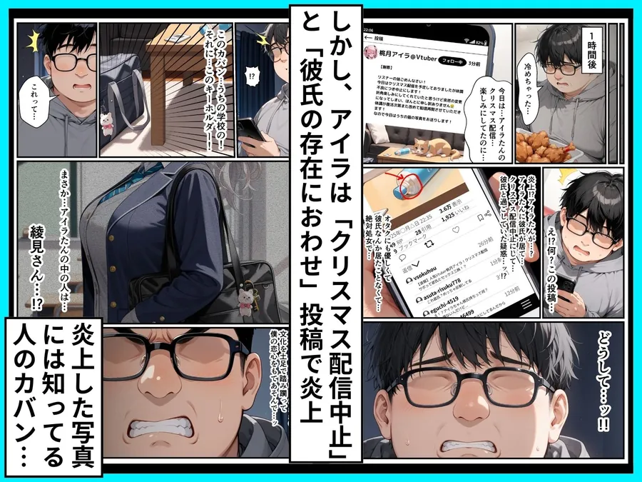 【無料エロ漫画・同人】推しのVtuberがクラスのSSR級ダウナー系爆乳ギャルだった話-3枚目