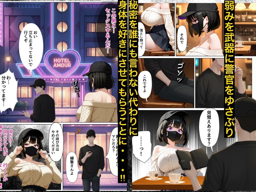 【無料エロ漫画・同人】強気な裏アカ警察官、潮だくセックスで二か月後に分からされる話-4枚目