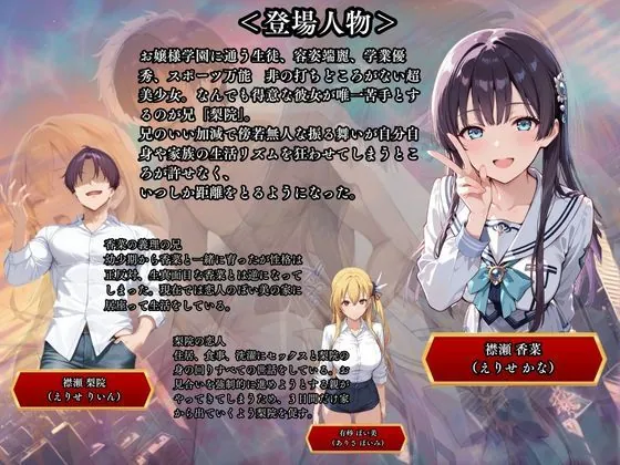 【無料エロ漫画・同人】チャラ兄とマジメ義妹が人格入替してキセキの中出しセックする話 Part1-1枚目