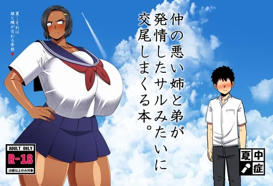 仲の悪い姉と弟が発情したサルみたいに交尾しまくる本。(夏中症) | RJ01440571