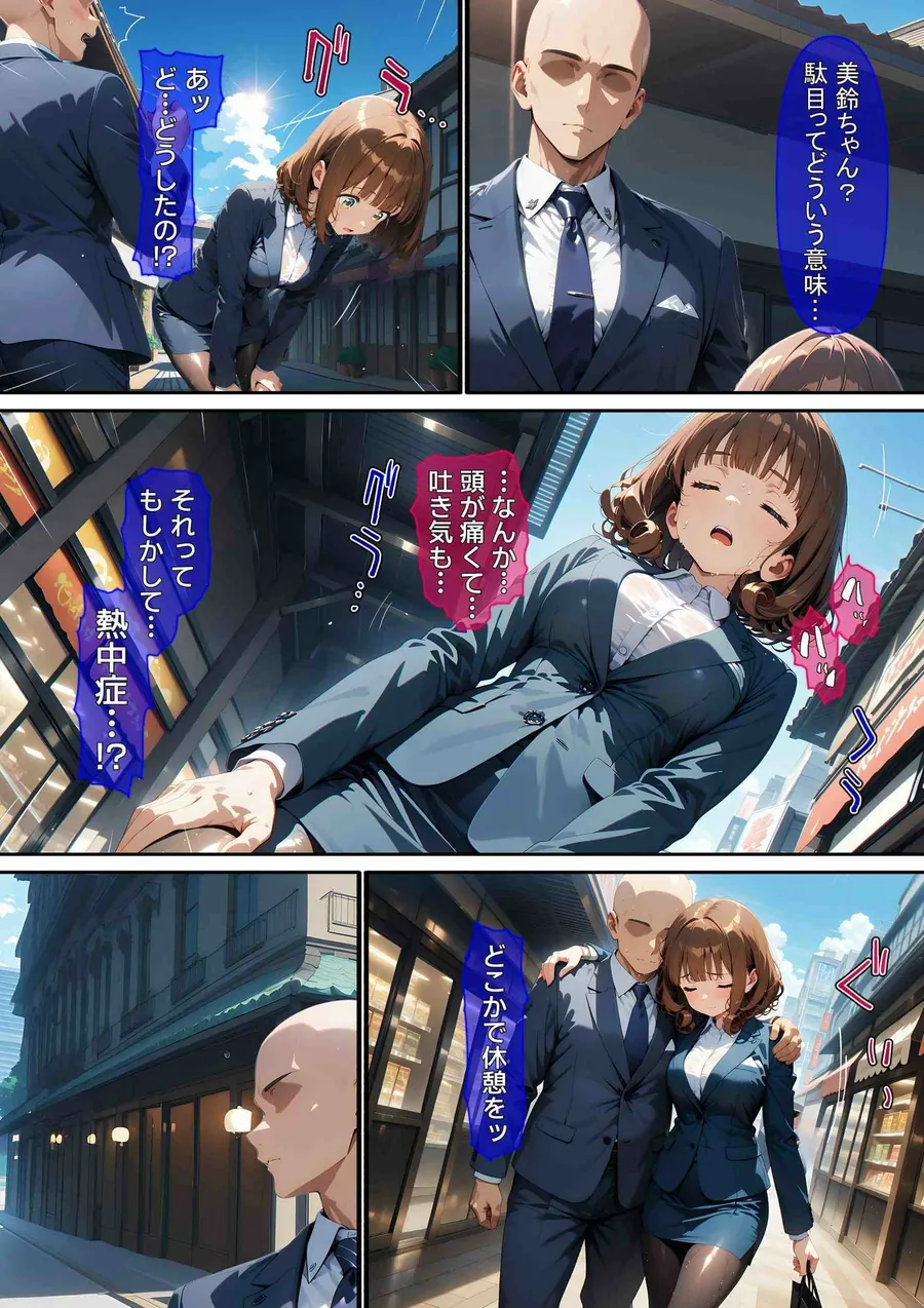 【無料エロ漫画・同人】熱中症で倒れた後輩ちゃんをレ〇プする話-4枚目