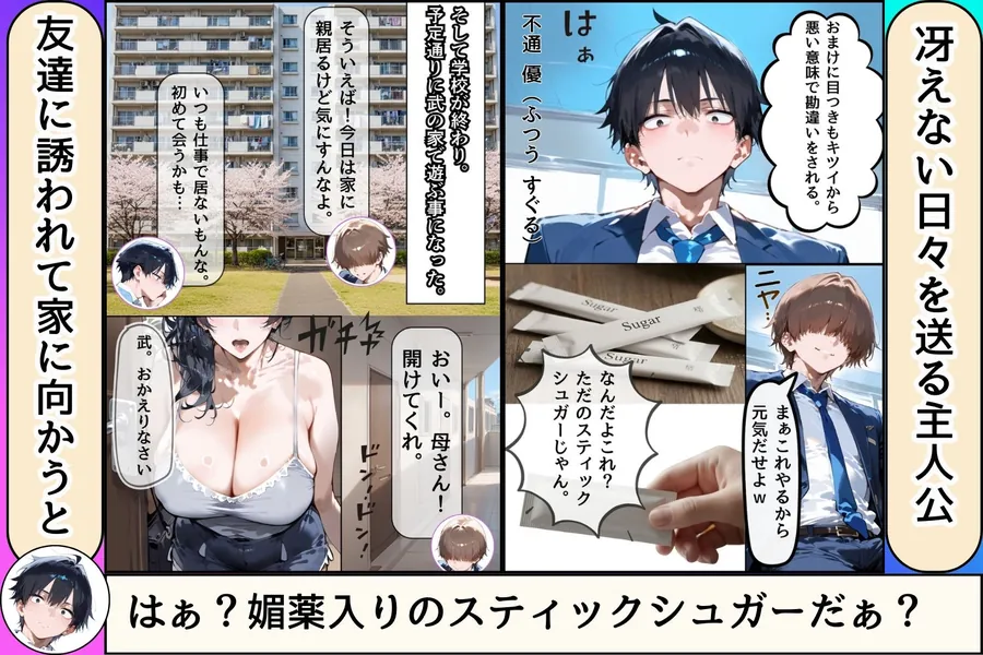 【無料エロ漫画・同人】セックスレスのシングルマザーが発情したら本当にヤバかった。-2枚目
