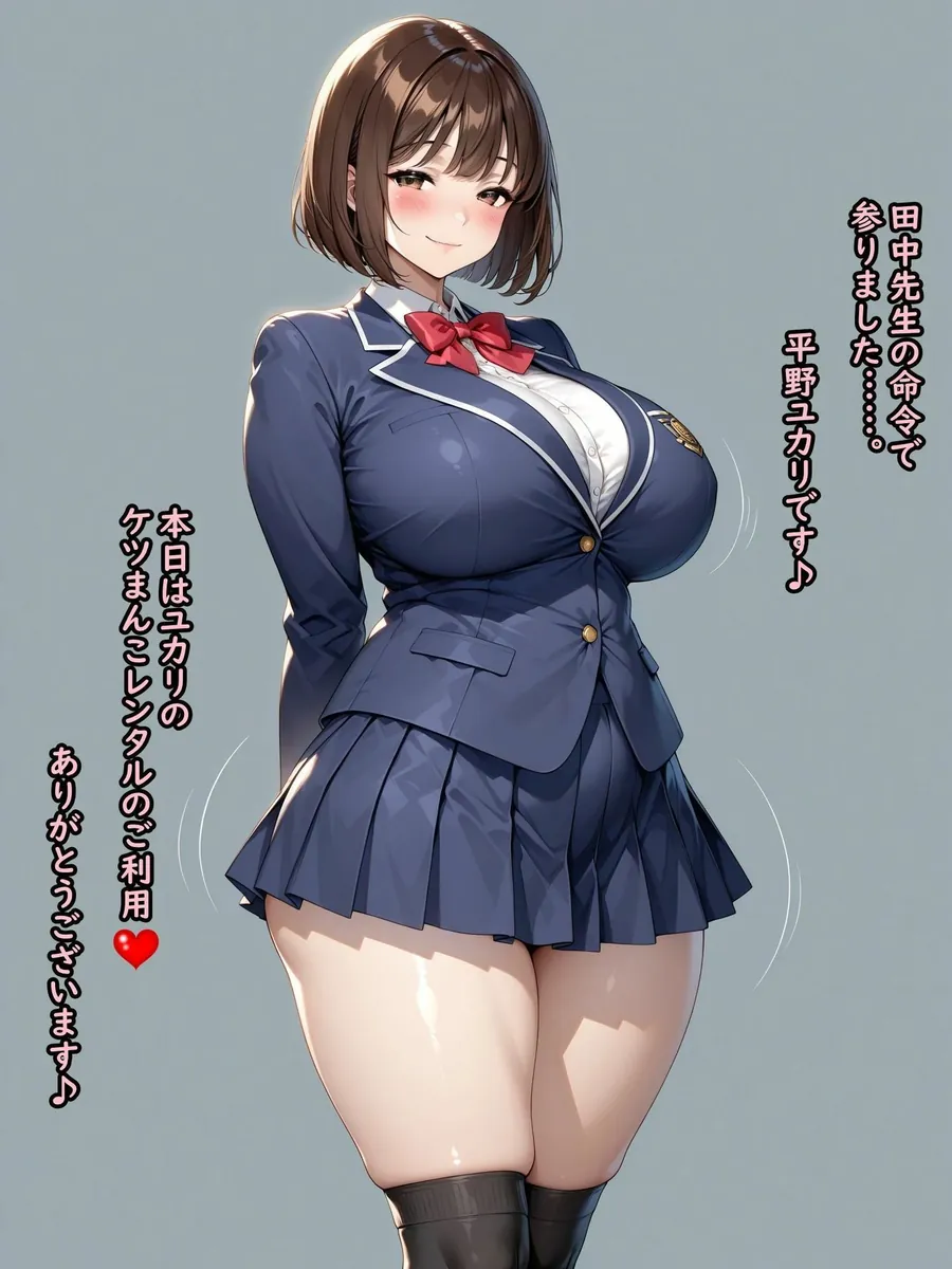 【無料エロ漫画・同人】どスケベケツオナホJKユカリちゃん  おじさんちんぽでケツまんこ調教-2枚目