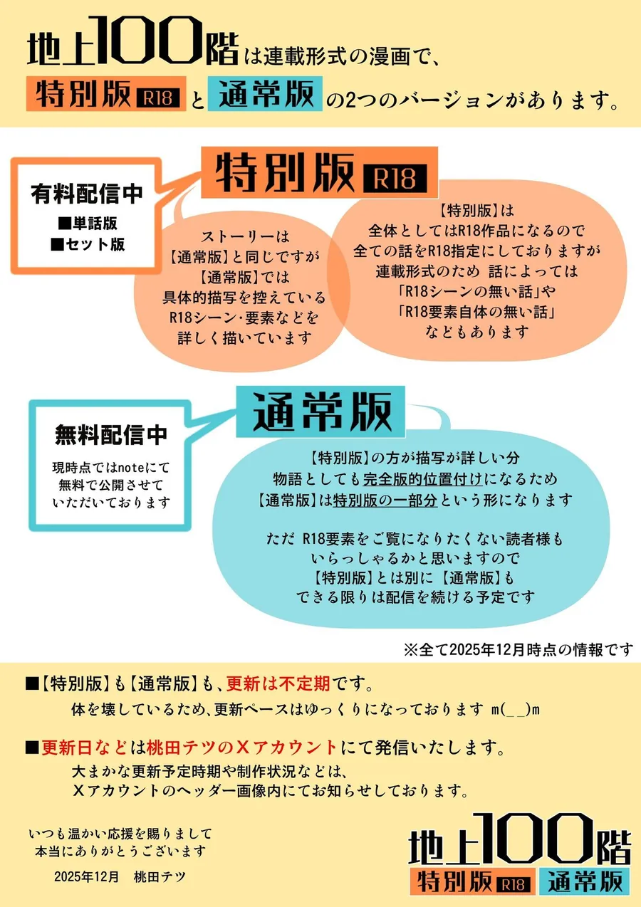 【無料エロ漫画・同人】『地上100階』特別版  3話-2枚目